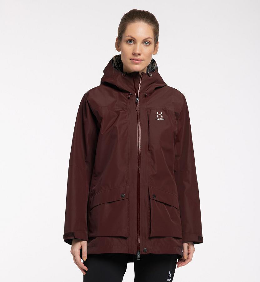 Haglöfs Womens Rubus GTX Hiking Jacket Red New Zealand 32958YNHM